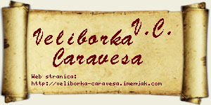 Veliborka Čaraveša vizit kartica
